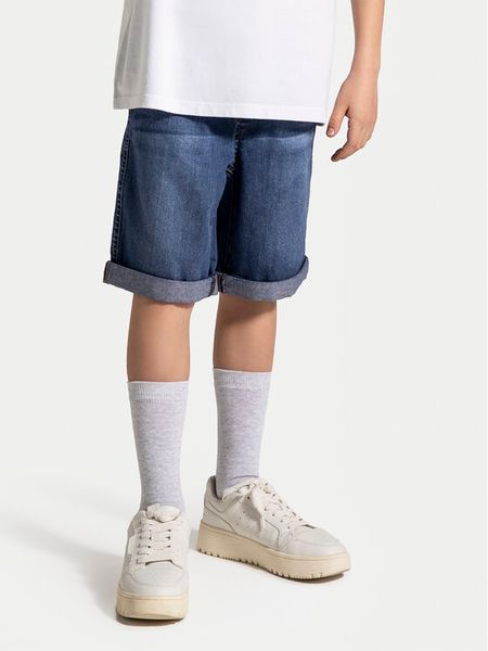 Coccodrillo Szorty jeansowe WC4123201DWJ Niebieski Regular Fit. Niebieskie szorty dla chłopców COCCODRILLO, bez wzorów, z bawełny. Za 89.99 zł.