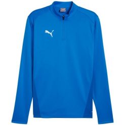 Bluza męska Puma TeamGoal Training 1/4 Zip Top niebieska 658629 02. Niebieskie bluzy męskie Puma, m, bez wzorów, bez kaptura, na fitness i siłownię. Za 159.00 zł.