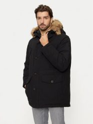 Timberland Parka Scar Ridge TB0A22W2 Czarny Regular Fit. Czarne parki męskie Timberland, l, bez wzorów, z syntetyku, bez kaptura. Za 1,459.00 zł.