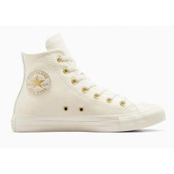 Buty CONVERSE CHUCK TAYLOR ALL STAR GOLD Biały. Brązowe trampki i tenisówki damskie Converse, bez wzorów, ze skóry, retro, bez zapięcia. Za 384.21 zł.