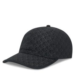 Czapka z daszkiem Calvin Klein. Czarne czapki i kapelusze damskie Calvin Klein, bez wzorów. Za 189.99 zł.