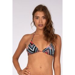 Biustonosz bikini "Sol Searcher" w kolorze czarno-niebiesko-czerwonym. Bikini damskie Billabong. W wyprzedaży za 52.95 zł.
