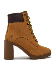 Timberland Trzewiki Allington 6 In Lace U A1HLS/TB0A1HLS2311 Żółty. Żółte botki damskie Timberland, ze skóry, bez obcasa, na słupku, bez zapięcia. Za 659.99 zł.