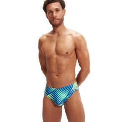 Kąpielówki slipy męskie kąpielowe Speedo Allover Digital. Białe kąpielówki męskie Speedo, m, bez wzorów, do pływania. Za 306.21 zł.