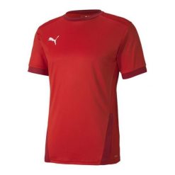 Męska Koszulka TeamGoal 23. Czerwone koszulki sportowe męskie Puma, m, bez wzorów, bez kołnierzyka, bez ramiączek, trekkingowe. Za 120.99 zł.