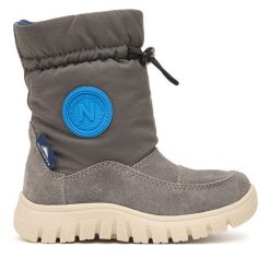 Śniegowce Naturino. Szare trampki i tenisówki chłopięce Naturino, bez wzorów, bez zapięcia. Za 349.99 zł.