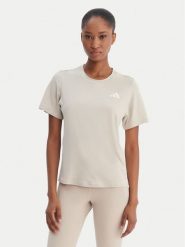Adidas Koszulka techniczna Train Essentials 3-Stripes Workout JD6530 Beżowy Regular Fit. Brązowe koszulki sportowe damskie Adidas, l, bez wzorów, z syntetyku, bez kołnierzyka, bez ramiączek, na fitness i siłownię. Za 129.99 zł.