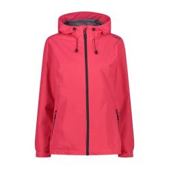 Damska wodoodporna kurtka ripstop z kapturem CMP. Czerwone kurtki damskie CMP, na wiosnę, xs, bez wzorów, z kapturem. Za 306.50 zł.