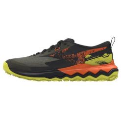 Buty trailowe Mizuno Wave Ibuki 5. Zielone buty sportowe męskie Mizuno, bez zapięcia, do biegania, mizuno wave. Za 339.99 zł.