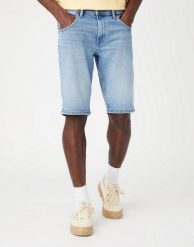 WRANGLER COLTON SHORTS BLUE BOSS W15VYL29R 112145845. Niebieskie szorty męskie Wrangler, bez wzorów. Za 159.99 zł.