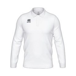 Dziecięca koszulka polo z długim rękawem Errea Evo. Białe t-shirty dla chłopców ERREA, bez wzorów, z bawełny, bez ramiączek. Za 170.50 zł.