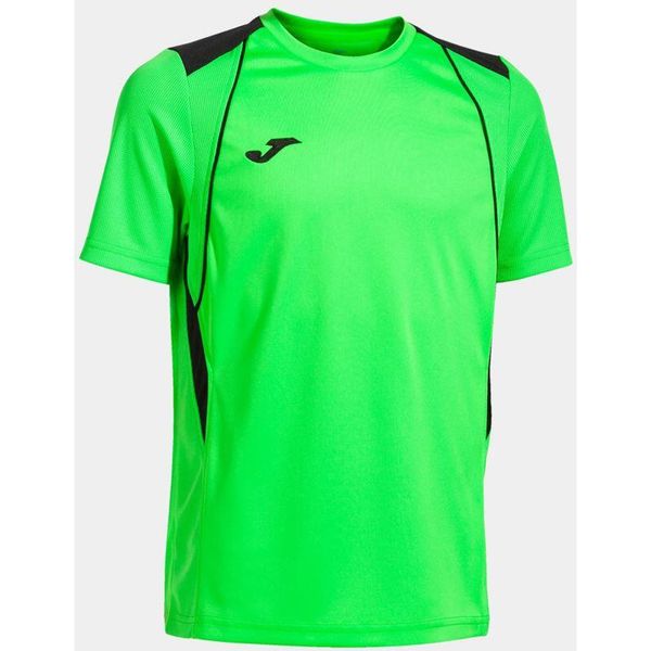 Koszulka Joma Championship XL – oddychająca i wytrzymała. Czarne koszulki sportowe męskie Joma, xl, bez wzorów, bez kołnierzyka, bez ramiączek, na fitness i siłownię. Za 137.99 zł.