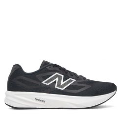 Buty do biegania New Balance. Czarne obuwie sportowe damskie New Balance, bez wzorów, do biegania. Za 489.99 zł.
