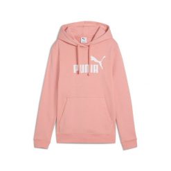Damska bluza z kapturem z logo No.1 ESS PUMA Pink Fruit. Białe bluzy sportowe damskie Puma, m, bez wzorów, z kapturem, do biegania. Za 225.27 zł.