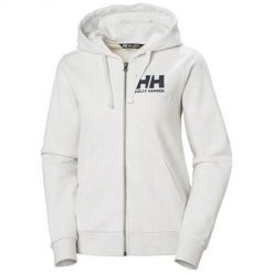 Bluza sportowa damska Helly Hansen Logo Full. Białe bluzy damskie Helly Hansen, xs, bez wzorów, z kapturem. Za 556.00 zł.