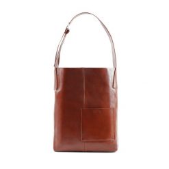 Shopperka damska FL29 ELVORIA brązowa. Brązowe torebki shopper damskie Solier, bez wzorów, ze skóry, casualowe, na ramię, bez dodatków. Za 259.00 zł.