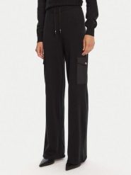Liu Jo Sport Spodnie dzianinowe TF5041 MS75L Czarny Regular Fit. Czarne spodnie dresowe damskie Liu Jo Sport, l, bez wzorów, z dresówki. Za 679.99 zł.