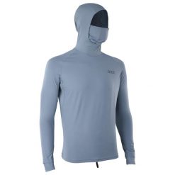 Koszulka lycra ION Rashguard Storm Pro LS Men Silver-Green 2026. Szare koszulki sportowe męskie ION, l, bez wzorów, z elastanu, bez kołnierzyka, bez ramiączek, do pływania. Za 320.00 zł.