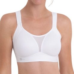 Biustonosz sportowy Smart Control. Białe obuwie sportowe damskie ANITA ACTIVE, bez wzorów, z elastanu, na fitness i siłownię. Za 381.00 zł.