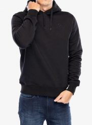Bluza z kapturem męska Didriksons Ven Hoodie. Czarne bluzy męskie Didriksons, l, bez wzorów, z bawełny, z kapturem. Za 338.50 zł.