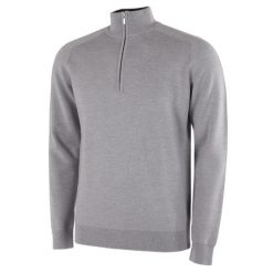 Sweter z zamkiem błyskawicznym Galvin Green Chester. Szare buty sportowe męskie GALVIN GREEN, bez zapięcia, na golfa. Za 749.00 zł.