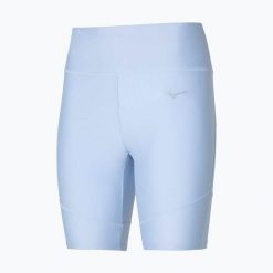 Spodenki do biegania damskie Mizuno Impulse Core Mid Tight. Niebieskie szorty sportowe damskie Mizuno, bez wzorów, sportowe, do biegania. Za 94.99 zł.