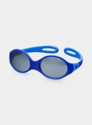Okulary dziecięce Julbo Loop L - matt dark blue/blue. Niebieskie okulary przeciwsłoneczne dla dzieci Julbo, owalne. Za 156.19 zł.