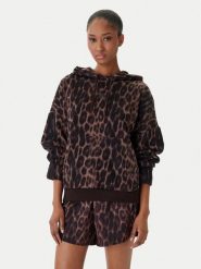 Adidas Bluza Seasonal Essentials Leopard Print KH0293 Brązowy Loose Fit. Brązowe bluzy damskie Adidas, xl, bez wzorów, z bawełny, bez kaptura. Za 279.99 zł.