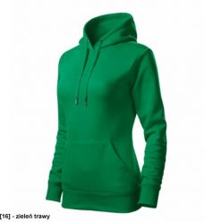 Cape Free - ADLER - Cape Free - Bluza damska, 320 g/m2, 65 % bawełna, 35 % poliester - zieleń trawy XL. Zielone bluzy damskie Malfini, m, bez wzorów, z bawełny, bez kaptura. Za 144.49 zł.