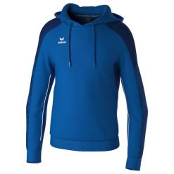 Bluza z kapturem Erima Evo Star. Niebieskie bluzy sportowe męskie Erima, m, bez wzorów, z kapturem. Za 249.50 zł.