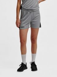 Szorty damskie Hummel Multi PL. Brązowe szorty sportowe damskie Hummel, na jesień, s, bez wzorów, z materiału, eleganckie, z standardowym stanem, na fitness i siłownię. Za 120.50 zł.