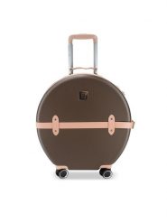 Semi Line Walizka średnia T5673-3 Brązowy. Brązowe walizki męskie Semi-line, bez wzorów, z tworzywa sztucznego, średnie. Za 279.99 zł.