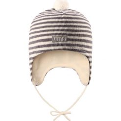 Czapka dziecięca 718723-9421 brązowo-kremowa r. 44-46. Białe czapki dla dzieci Lassie by Reima, bez wzorów. Za 43.35 zł.