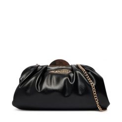 Torebka Valentino. Czarne torebki do ręki damskie Valentino, bez wzorów, wizytowe, bez dodatków. Za 549.99 zł.
