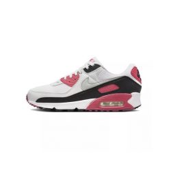 Buty Nike Air Max 90 Essentielles Kobieta Białe/Srebrne/Różowe/Czarne. Czerwone obuwie sportowe damskie Nike, bez wzorów, z materiału, do biegania, nike air max. Za 547.75 zł.