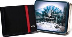 Peterson Portfel skórzany Peterson czarny [DH] Portfel męski skórzany PTN N61-VTP BL-RE. Czarne portfele męskie Peterson, bez wzorów. Za 178.92 zł.