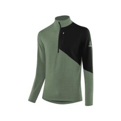 Sweter z wełny merino Löffler Transtex. Zielone swetry przez głowę męskie LOFFLER, l, bez wzorów, z dzianiny, bez kołnierzyka. Za 421.25 zł.