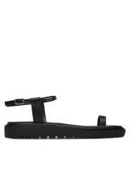 Calvin Klein Jeans Sandały Rope Toe Post Sandal Lth Mg YW0YW01893 Czarny. Czarne sandały damskie Calvin Klein Jeans, bez wzorów, z jeansu, bez obcasa, na płaskiej podeszwie, bez zapięcia. Za 239.99 zł.
