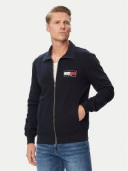 Tommy Hilfiger Bluza Brand Love MW0MW44941 Granatowy Regular Fit. Niebieskie bluzy męskie Tommy Hilfiger, l, bez wzorów, z bawełny, bez kaptura. Za 489.99 zł.