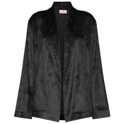 Kurtka Deha Marynarka Z Wiskozowego Aksamitu Damskie. Czarne kurtki damskie Deha, s, bez wzorów, z bawełny, eleganckie. Za 585.99 zł.