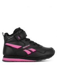 Reebok Trzewiki H8-029 DZ Czarny. Czarne buty sportowe dziewczęce Reebok, bez wzorów, z materiału, bez zapięcia. Za 129.99 zł.