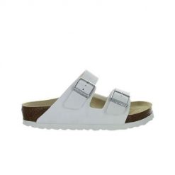 Klapki męskie Birkenstock Arizona. Białe klapki męskie Birkenstock, z jeansu, eleganckie. Za 586.00 zł.