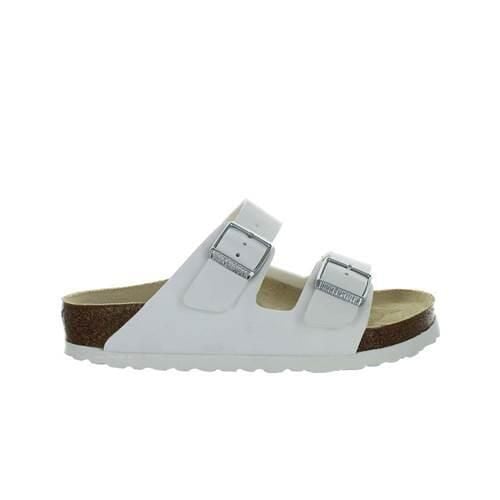Klapki męskie Birkenstock Arizona. Białe klapki męskie Birkenstock, z jeansu, eleganckie. Za 589.00 zł.