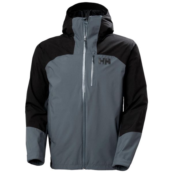 Kurtka narciarska Helly Hansen Loke 2L Shell. Czarne kurtki sportowe męskie Helly Hansen, na zimę, l, bez wzorów, narciarskie. Za 909.50 zł.