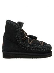 Mou Śniegowce Eskimo Scoubidoo Lace FW101124A Czarny. Czarne śniegowce i trapery damskie Mou, ze skóry. Za 1,049.00 zł.
