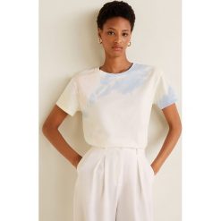 Mango - Top Tie. Białe t-shirty damskie Mango, l, bez wzorów, z bawełny, bez kołnierzyka. W wyprzedaży za 29.90 zł.