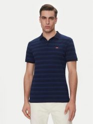 Levi's® Polo 35883-0276 Granatowy Standard Fit. Niebieskie koszulki polo męskie m, bez wzorów, z bawełny, bez ramiączek. Za 129.99 zł.