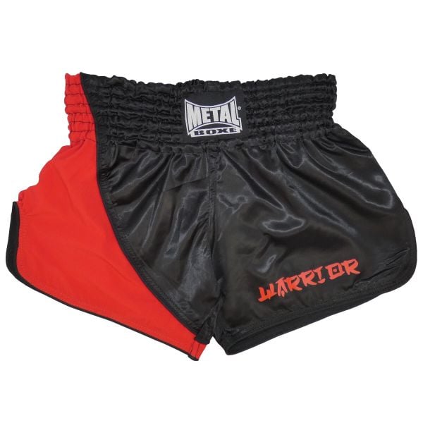 Szorty kick-boxing Metal Boxe Warrior. Czarne krótkie spodenki sportowe męskie METAL BOXE, xs, bez wzorów, z lycry. Za 113.00 zł.