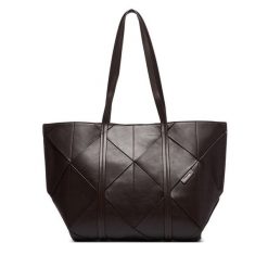 Torebka Calvin Klein. Brązowe torebki do ręki damskie Calvin Klein, bez wzorów, bez dodatków. Za 699.99 zł.