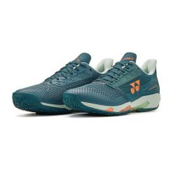 Buty tenisowe męskie Yonex Ad-Accel Clay. Niebieskie buty sportowe męskie YONEX, bez zapięcia, tenisowe. Za 719.99 zł.